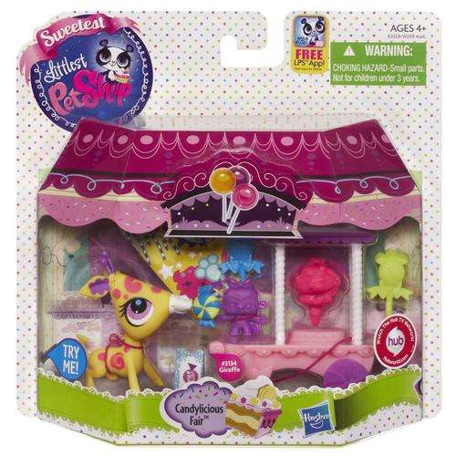 Hasbro littlest petshop push and play pack - Candylicous Fair was R100
