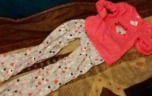 girls winter pajamas / sleepwear from mr price size 9-10 yr