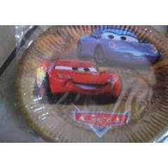 Cars McQueen party - BIG PAPER PLATES (10)