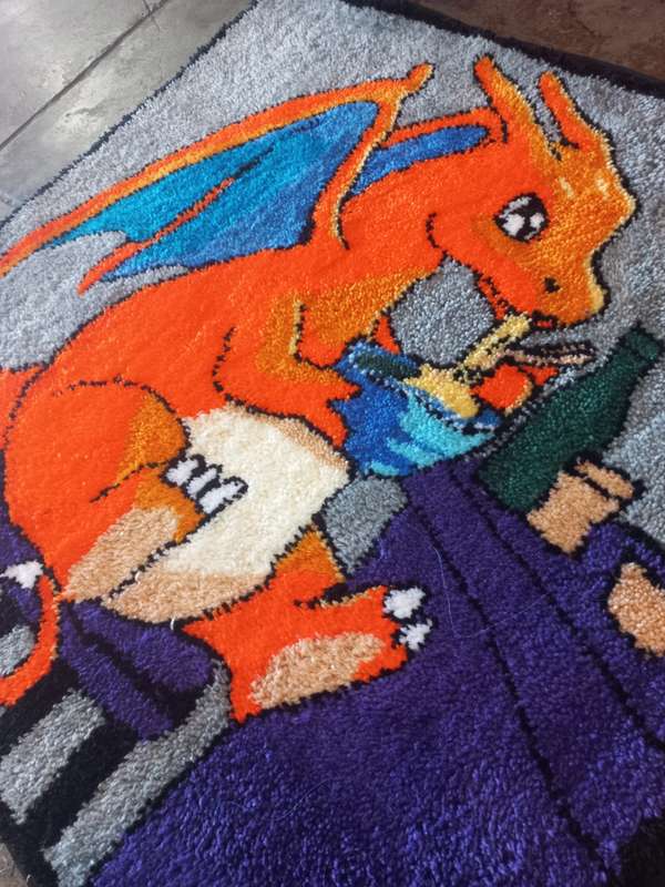 CHARIZARD HAND TUFTED RUG