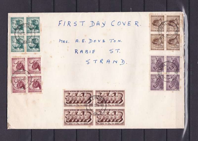 SOUTH AFRICA 1952-70 FDC and Commemorative Envelopes collection (8)