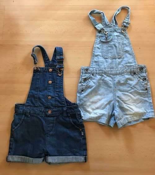 Denim dungaree's 7-8/8-9 years - RELISTED