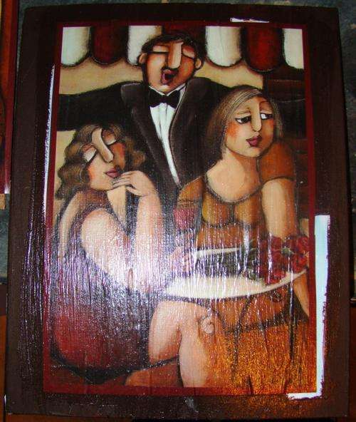 NEW!!! Fat ladies on canvas