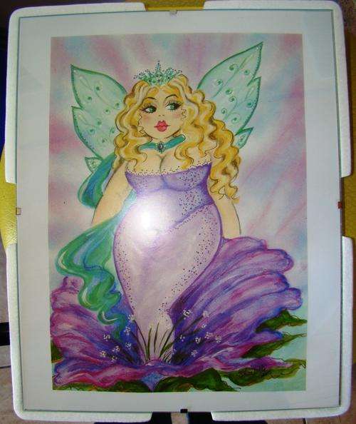NEW!!! Framed fat lady