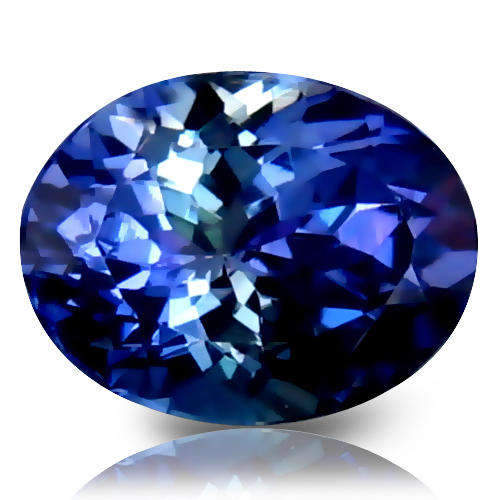 1.60ct TANZANITE MODERATE slightly greenish bluish Violet Est. Retail : R17 360