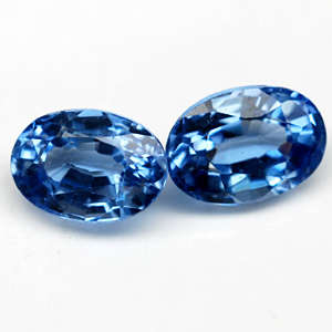 AMAZING STEAL 1.30ct Tanzanite Matching Pair - AA++ Top violetish Blue