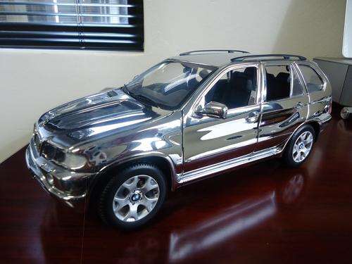Kyosho Chrome BMW X5 1:18 Diecast Model