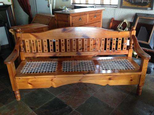 Oregan Pine Bench - thick solid wood - beautiful
