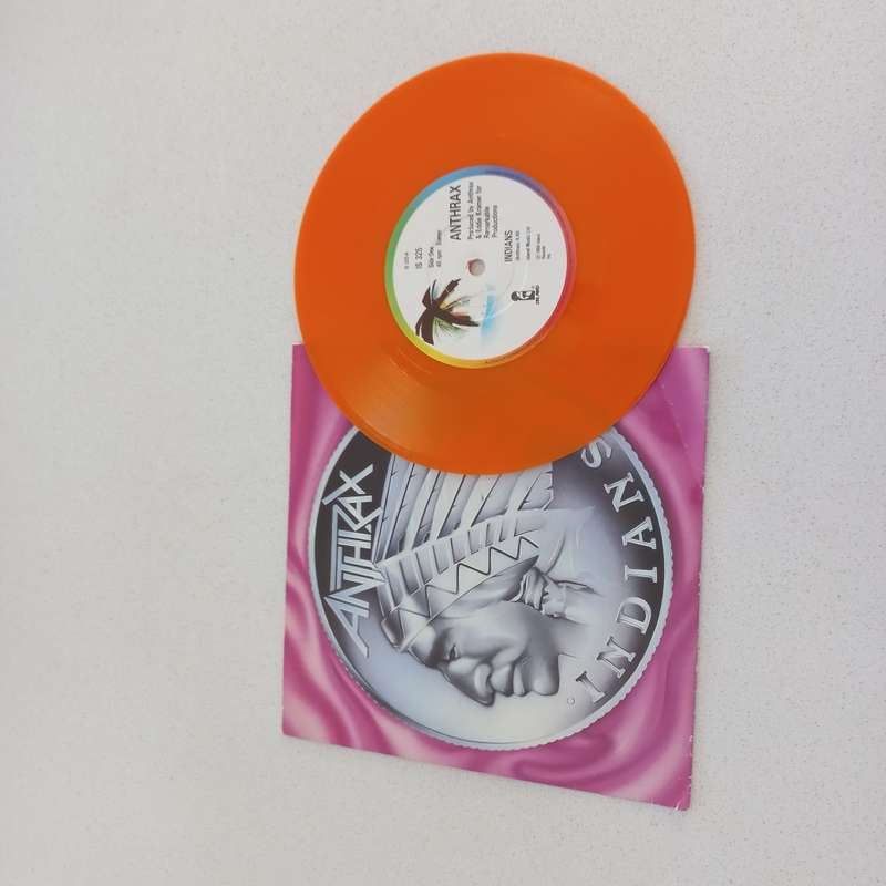 Anthrax - Indians 7` Orange Mispress Metallica Slayer