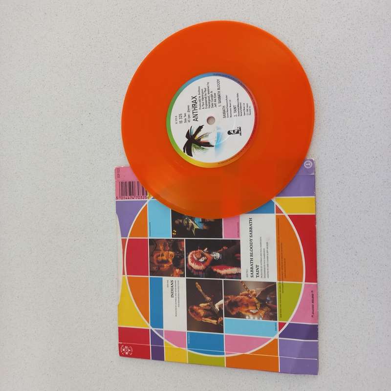 Anthrax - Indians 7` Orange Mispress Metallica Slayer