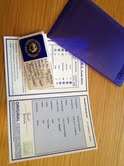 TANZANITE 1.02CT VIOLET BLUE CERTIFIED GEM