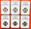 MANDELA NGC INAUGURATION MS61-MS66 R5 COINS   ***WOW***