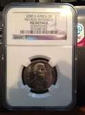 MANDELA YEAR 2000 AU DETAILS SCRATCHED NGC GRADED     SCARCE