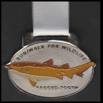 Sport Medalje - Run/Walk For Wildlife - Ragged Tooth