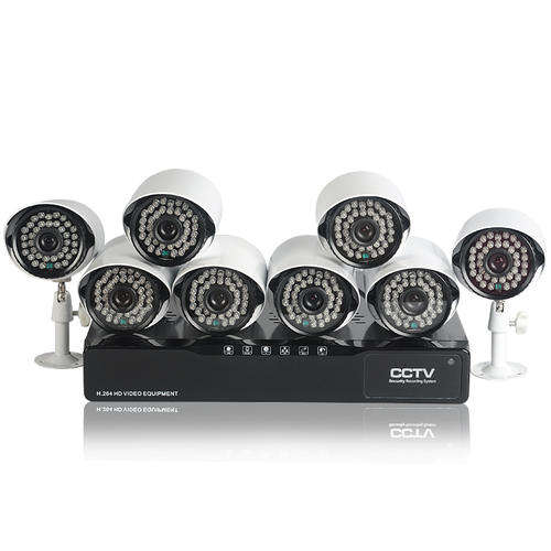 8x Camera DVR Security System H.264 Surveillance Motion Detection Alarm Rec. 600TVL 3G support