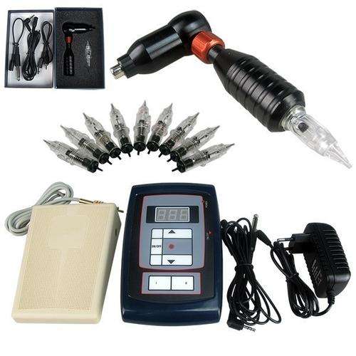 Tattoo Kit Hawk Rotary Tattoo Machine Gun Permanent Makeup Machine Eyebrow Tattoo black Complete Set