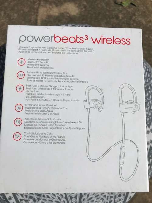 ORIGINAL - Beats By Dr Dre - Powerbeats 3 - Wireless Bluetooth - In Ear Earphones - NEW OPENED BOX