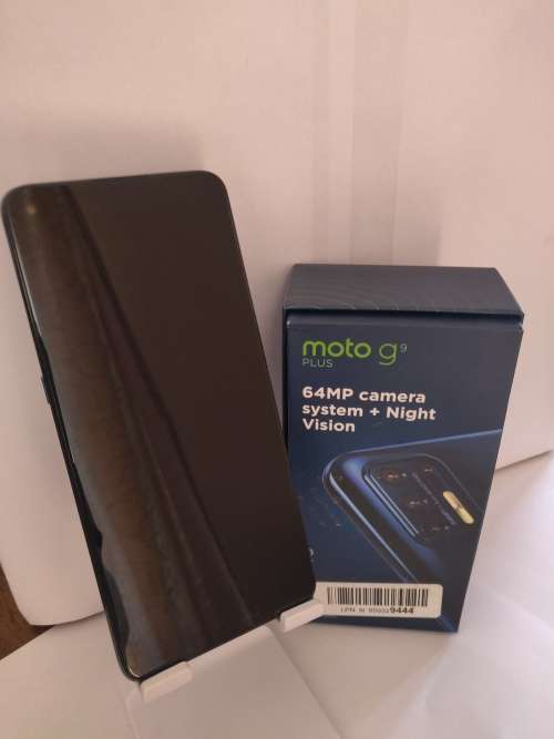 MOTOROLA || G9 PLUS || 128GB || DUAL SIM || INDIGO BLUE || BRAND NEW OPENED BOX