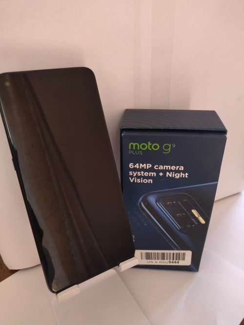 MOTOROLA || G9 PLUS || 128GB || DUAL SIM || INDIGO BLUE || BRAND NEW OPENED BOX