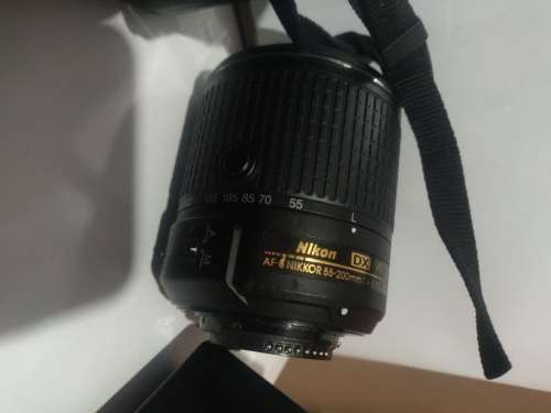 NIKON || D3300 || DSLR CAMERA || 24.2MP || BLACK || 18-55MM AND 55-200MM LENSES || BAG INCLUDED