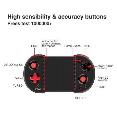 iPega Pg-9087S Red Knight Bluetooth Controller Gamepad