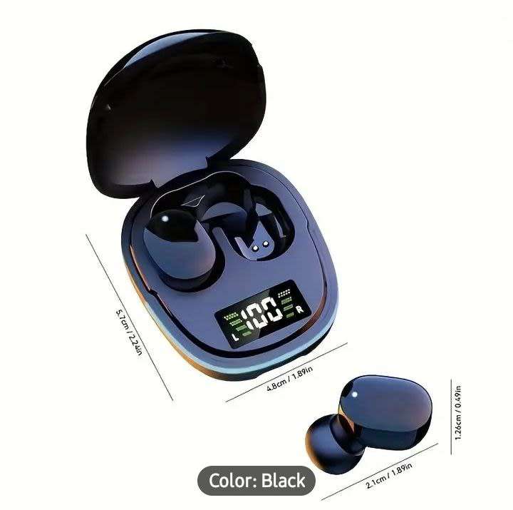 Wireless Earbuds with LED Display