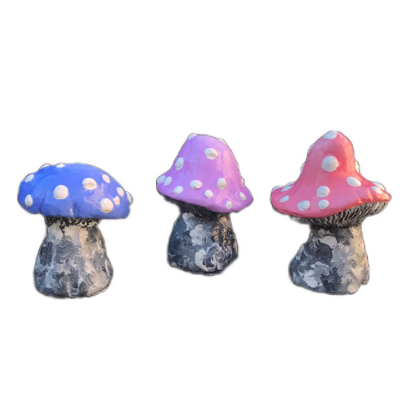 Three Tiny Toadstools (RED)