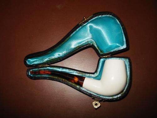 Meerschaum Pipe Curved Shank (Unused)