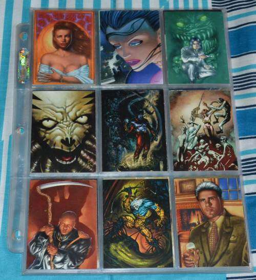 Trading cards [various] plus album