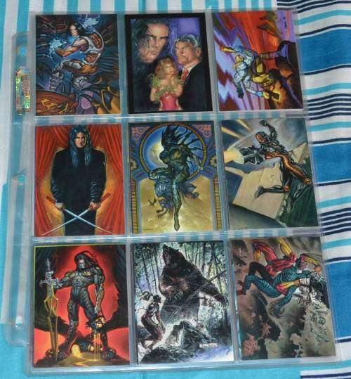 Trading cards [various] plus album