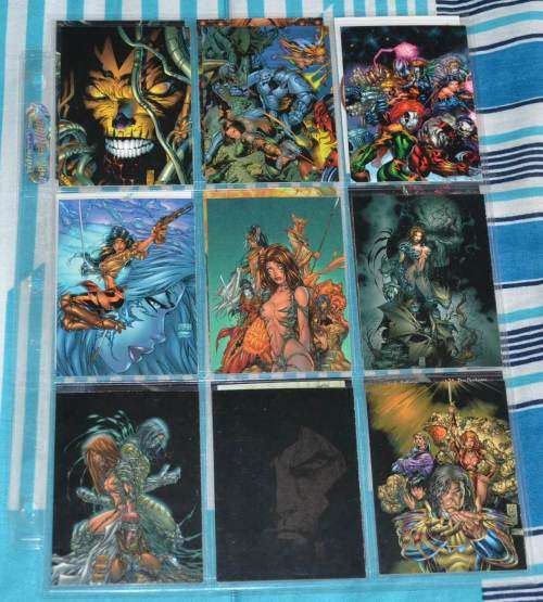 Trading cards [various] plus album