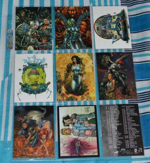 Trading cards [various] plus album