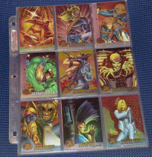 Trading cards [various] plus album