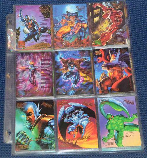 Trading cards [various] plus album