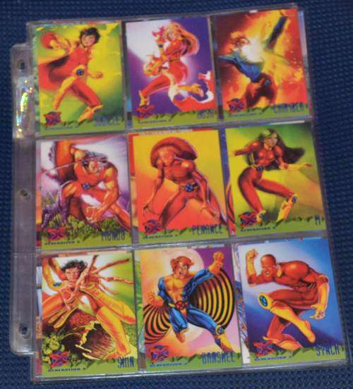 Trading cards [various] plus album