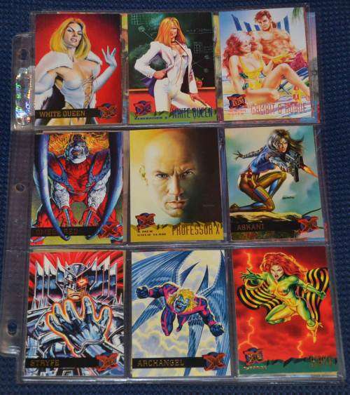 Trading cards [various] plus album