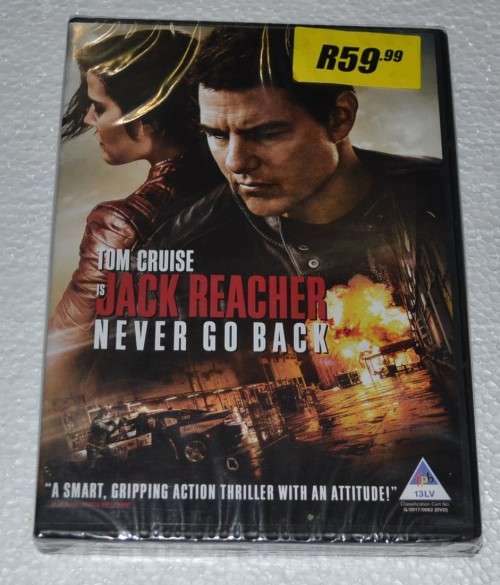 Jack Reacher 2: Never Go Back (DVD)