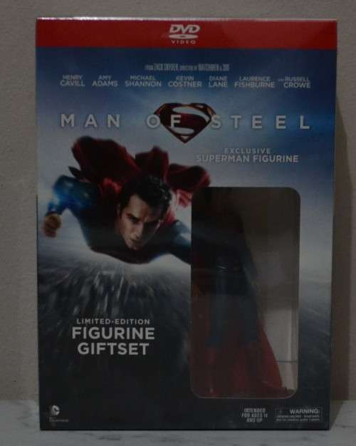Man of Steel gift set DvD and action figure