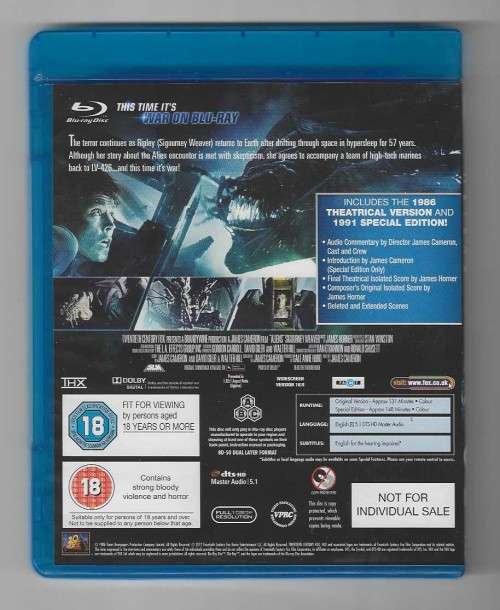 Alien 1/2/3/4 and Prometheus [blu-ray]