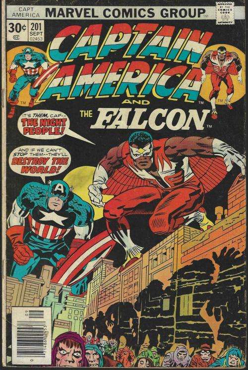 Captain America & the Falcon #201