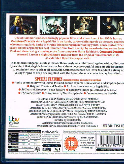 Hammer Horror : Countess Dracula