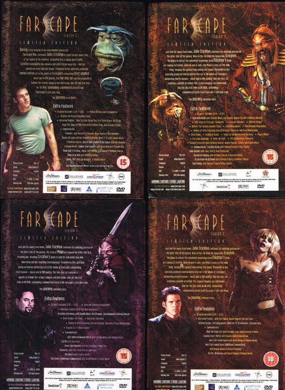 Farscape Season 1 to 4 & The Peacekeeper Wars