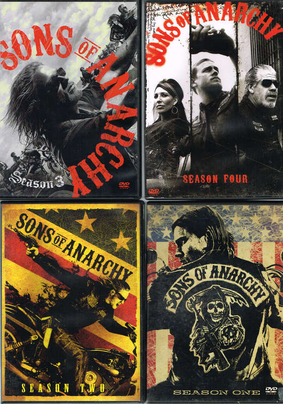 Sons of Anarchy Season 1 to 4
