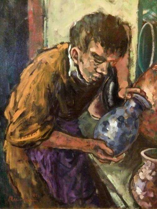 Hennie Niemann Snr 335mmx435mm - The Potter - Print