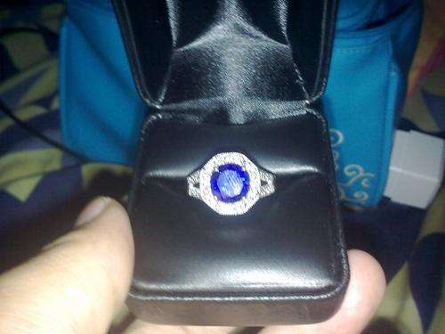 Sapphire and Diamond ring