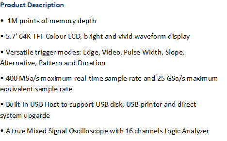 Rigol oscilloscope