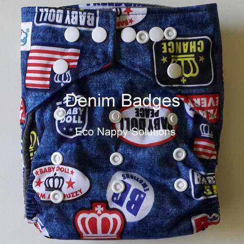 Charcoal Bamboo Cloth Nappies