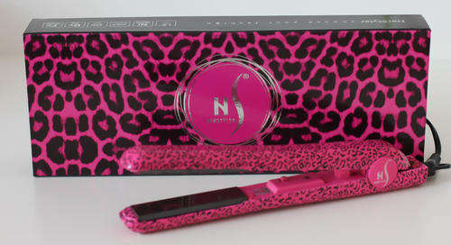 HerStyler Pink Leopard Hair Straightener