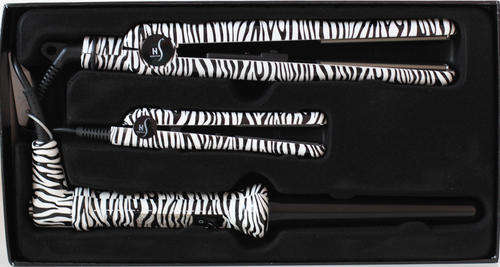 HerStyler 3 piece Zebra set