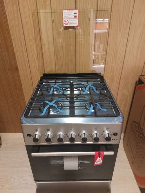 New 4 Burner 60x60 Gas Stove with Gas Oven and Gas Grilll